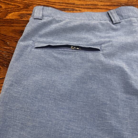 Peter Millar Shackleford Performance Hybrid Golf Shorts Swim Trunks Mens 38 Blue - Picture 5 of 11
